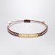 Miu Miu Pink/Brown Braided Cord Bracelet