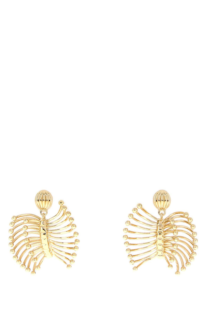 Miu Miu Gold Metal Earrings