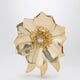 Miu Miu Gold-Tone Metal Brooch With Crystal