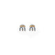 Miu Miu Black Metal Earrings