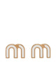 Miu Miu Enameled Metal Earrings