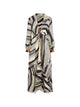 Raquel Diniz Multicolor Silk Dress