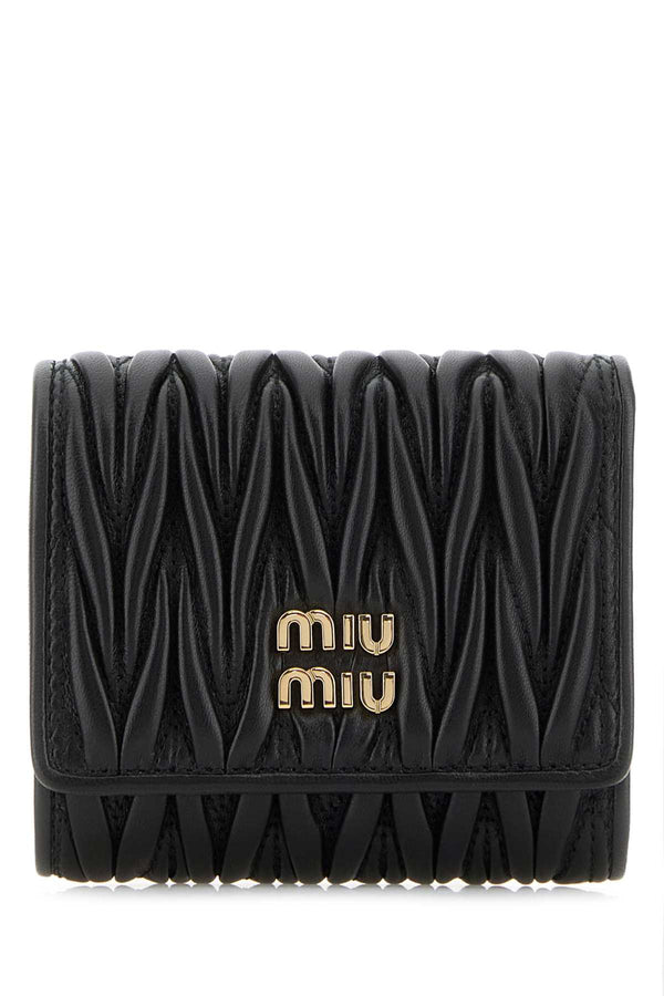 Miu Miu Black Leather Wallet