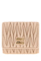 Miu Miu Light Pink Leather Wallet