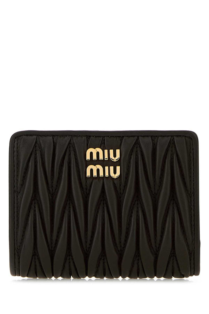 Miu Miu Black Leather Wallet