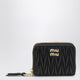 Miu Miu Black Matelassé Nappa Coin Purse