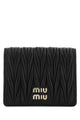 Miu Miu Small Matelassé Nappa Leather Wallet