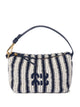 Miu Miu Crochet And Leather Pouch
