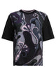 Emilio Pucci Cotton And Silk Crewneck T-Shirt With Print