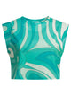 Emilio Pucci "Marmo" Cropped Top