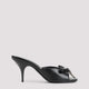 Miu Miu Black Nappa Leather Mules
