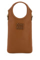 Miu Miu Caramel Leather Phone Case