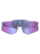 100% Polished Translucent Lavender Polycarbonate Sunglasses