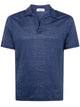 Gran Sasso Logo Print Short Sleeves Skipper Polo Shirt
