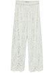 D.exterior White Viscosa Clothing Trousers