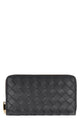 Bottega Veneta Intrecciato Weave Ziparound Wallet