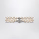 Vivienne Westwood Double Bracelet With Pearls And Orb Logo