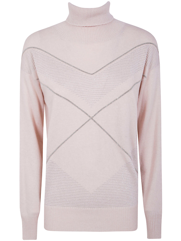 D.exterior High Neck Intarsio Lux