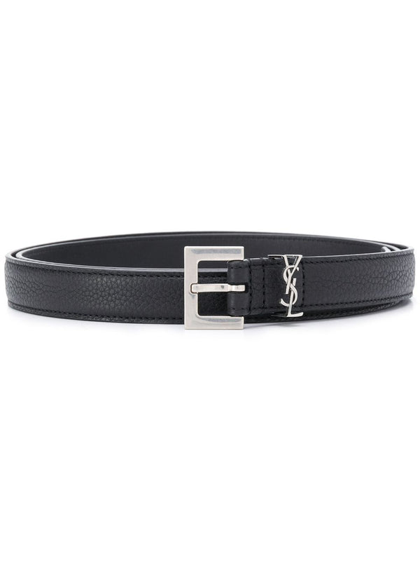 Saint Laurent Monogram Appliqué Adjustable Belt