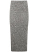 D.exterior Soft Sequins Straight Skirt