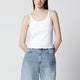 Róhe White Organic Cotton Tank Top