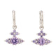 Vivienne Westwood Feodorita Earrings -  - Metal - Purple