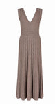 D.exterior Mocha Brown Stretch Dress