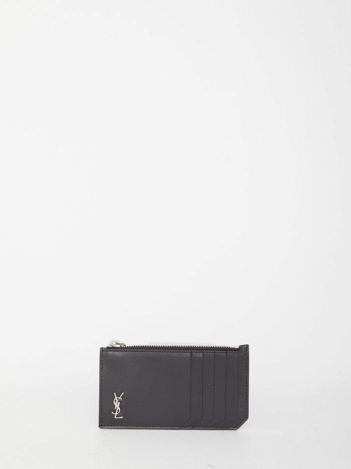 Saint Laurent Leather Card Holder