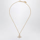 Vivienne Westwood Orb Pendant Necklace In Goldtone Metal With Crystals