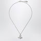 Vivienne Westwood Agnatha Valentines Pendant Necklace In Platinum