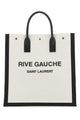 Saint Laurent Two-Tone Canvas Rive Gauche Shopping Bag