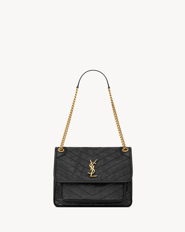 Saint Laurent Niki Medium Soft Bag In Vintage Leather
