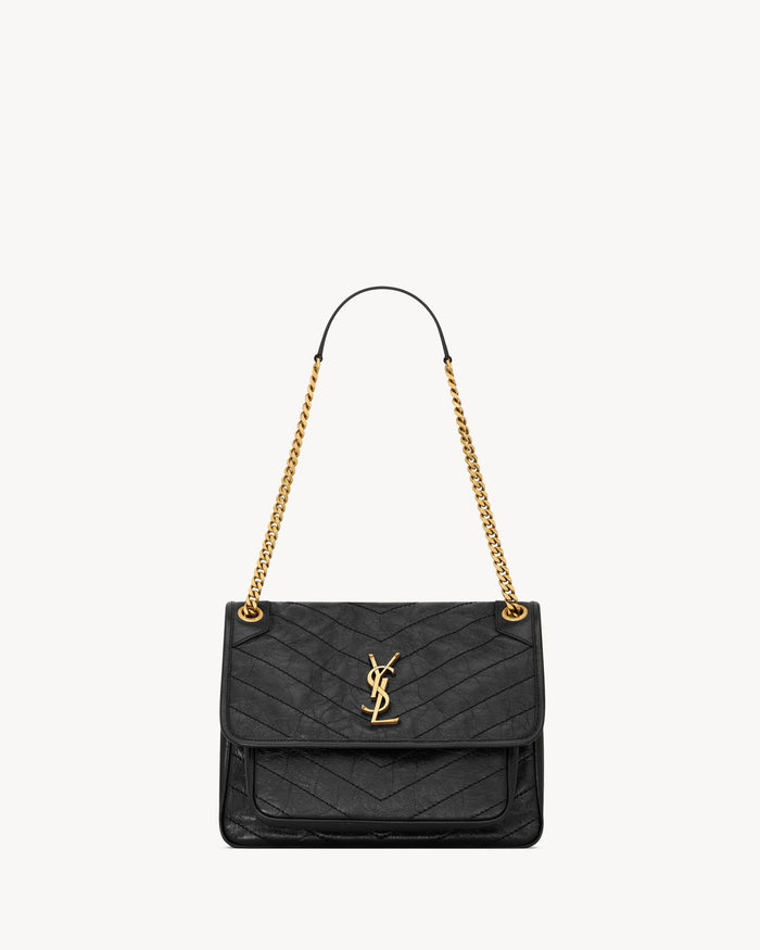Saint Laurent Niki Medium Soft Bag In Vintage Leather