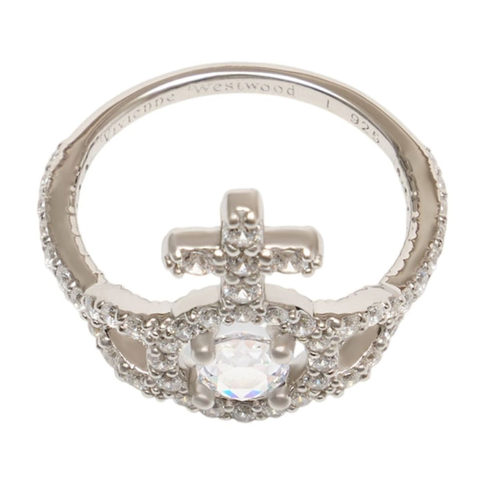 Vivienne Westwood Olympia Cz Ring -  - Silver - Silver