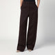 Stella Mccartney Straight Leg Trousers In Plum Wool