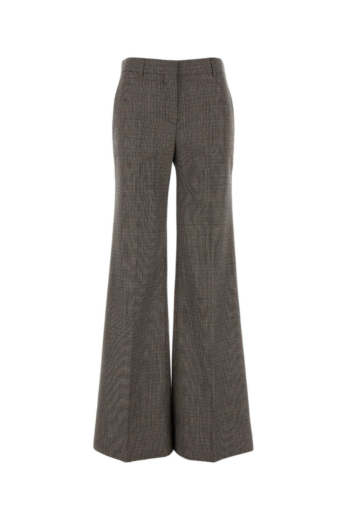 Stella Mccartney Embroidered Wool Palazzo Pant