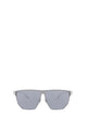 Bottega Veneta Silver Ostrich Sunglasses