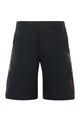 Alexander Mcqueen Black Cotton Bermuda Shorts