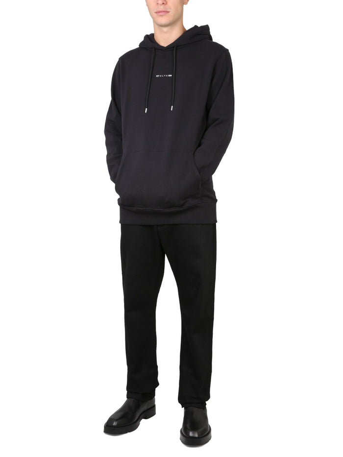 1017 Alyx 9Sm Felpa Con Stampa Logo
