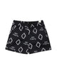 Marcelo Burlon County Of Milan Basic Logo Aop Beachwear Shor