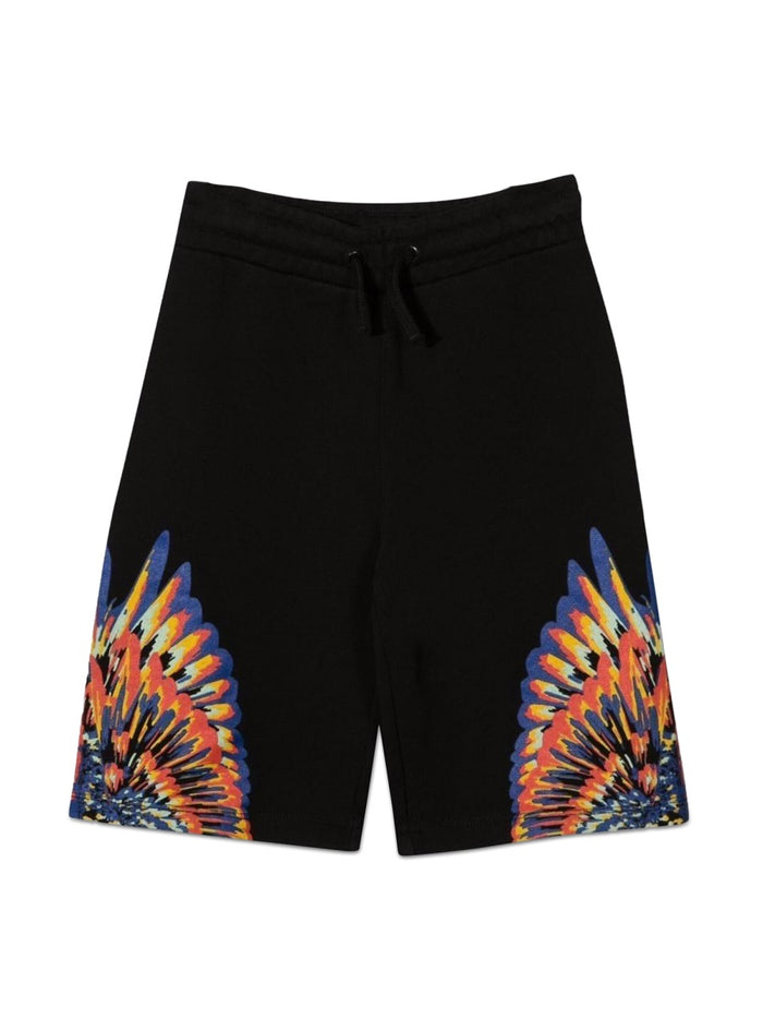 Marcelo Burlon County Of Milan Tempera Wings Sweatshort