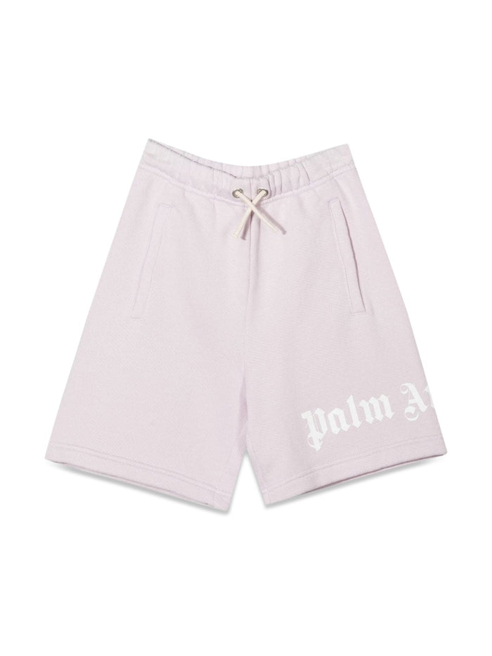 Palm Angels Fleece Girl Short Logo