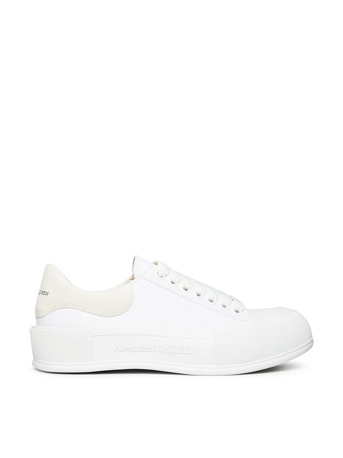 Alexander Mcqueen Deck Plimsoll Lace Up Sneakers