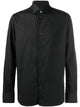 Xacus Black Cotton Blend Classic Shirt