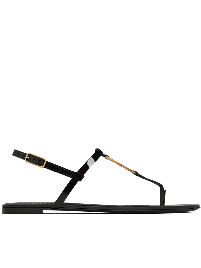 Saint Laurent Black Leather Cassandra 05