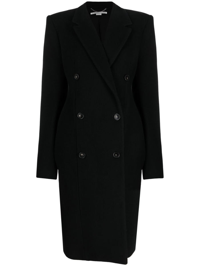 Stella Mccartney Black Wool Coat