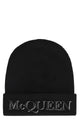 Alexander Mcqueen Black Cashmere Beanie Hat
