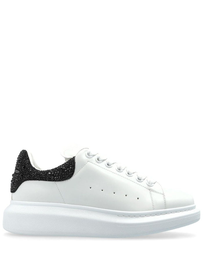 Alexander Mcqueen Oversized Leather Lace-Up Sneakers