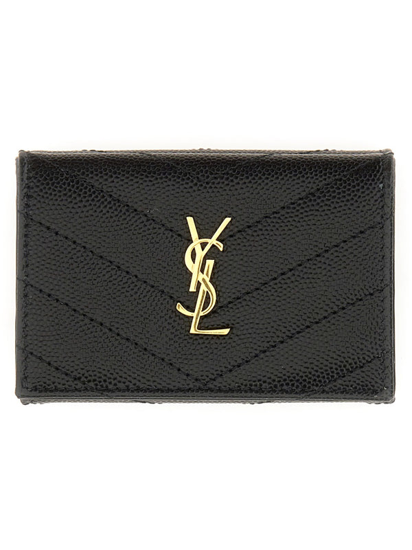 Saint Laurent Compact Black Card Holder