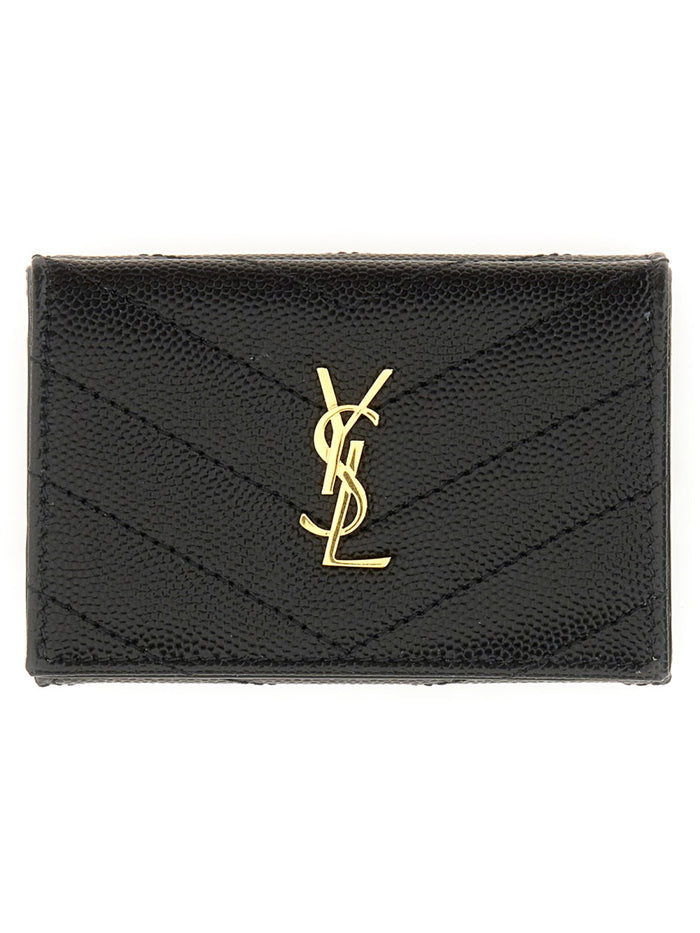 Saint Laurent Compact Black Card Holder